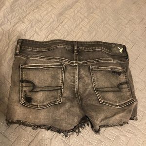 American Eagle mid rise ripped shorts